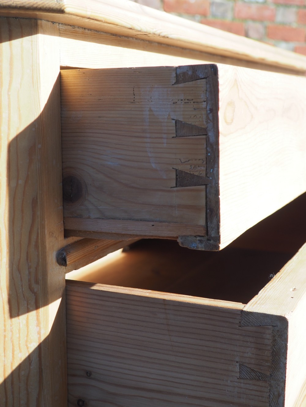 Nineteenth century Pine chest View IV