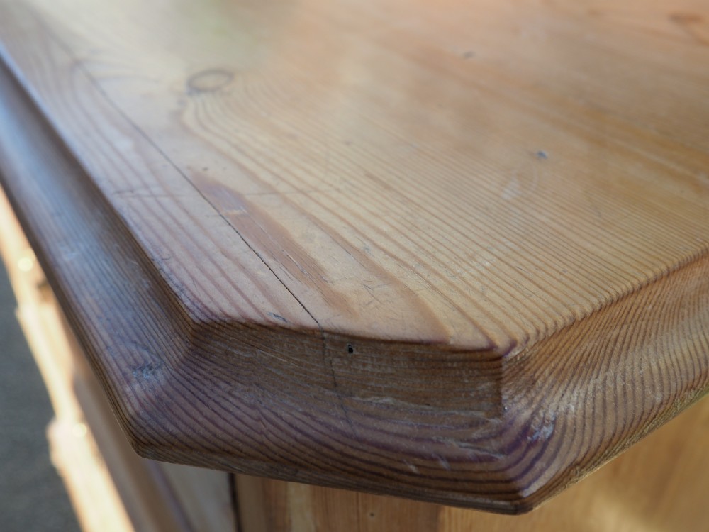 Nineteenth century Pine chest View IX