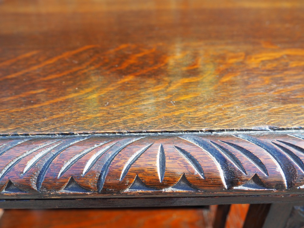 Oak revolving bookcase View IX