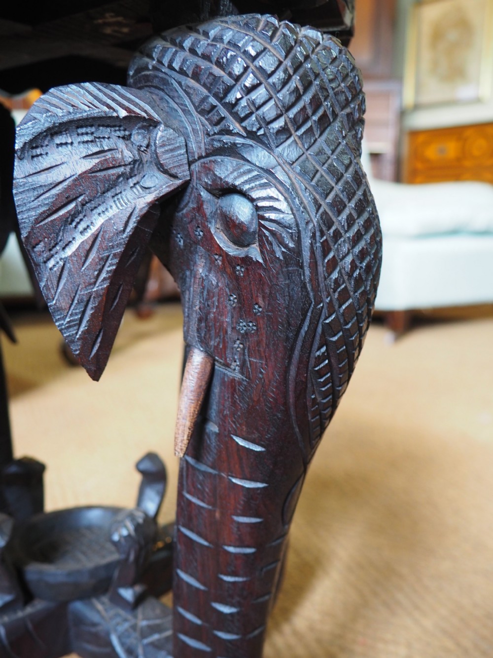 Pair of elephant tables View V