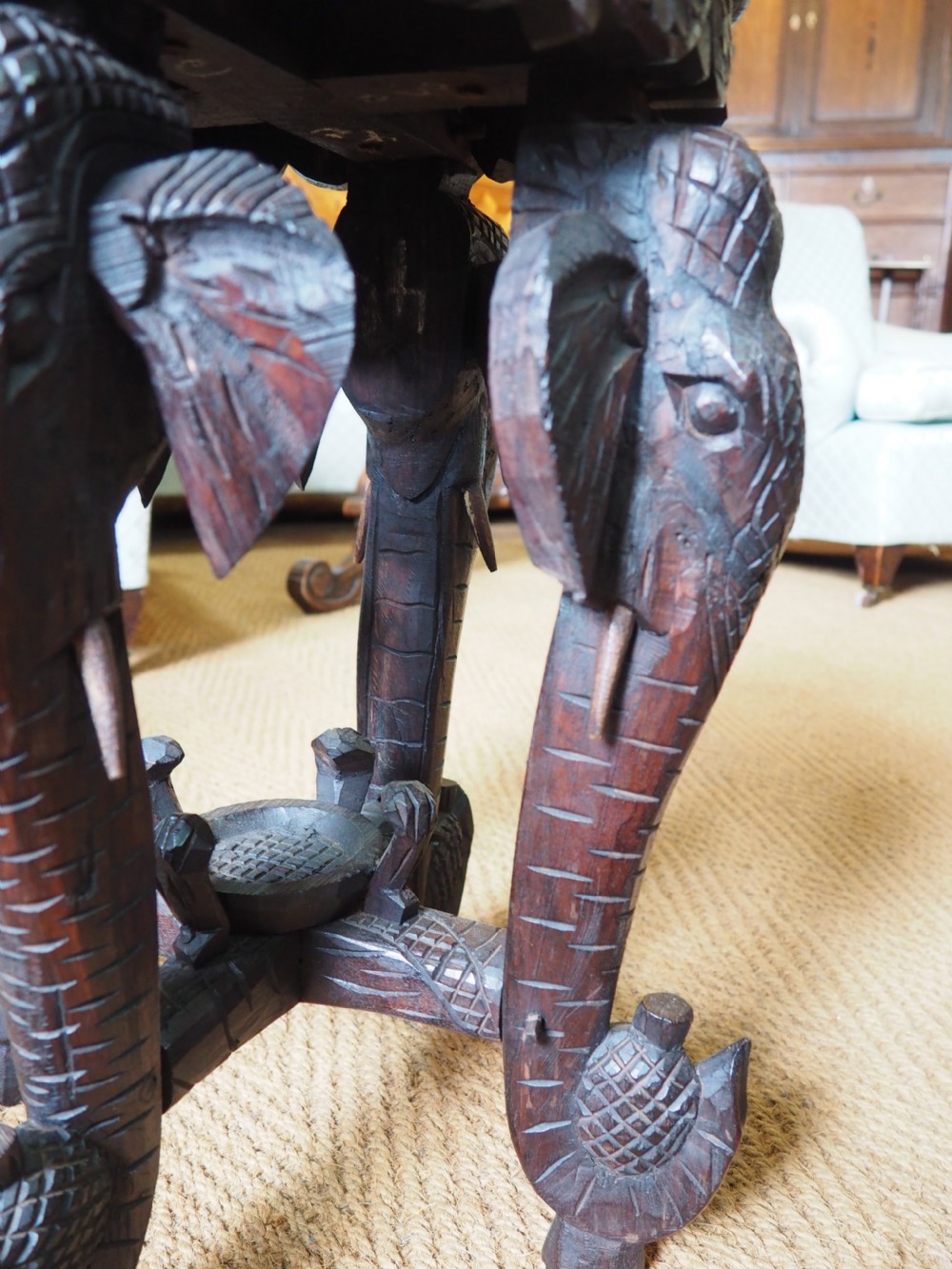 Pair of elephant tables View VIII