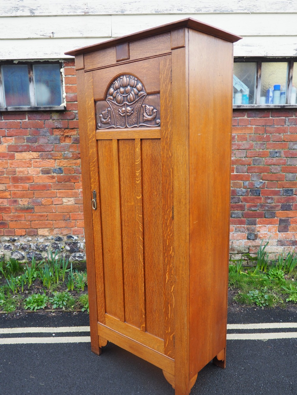 Shapland and Petter oak wardrobe View VI