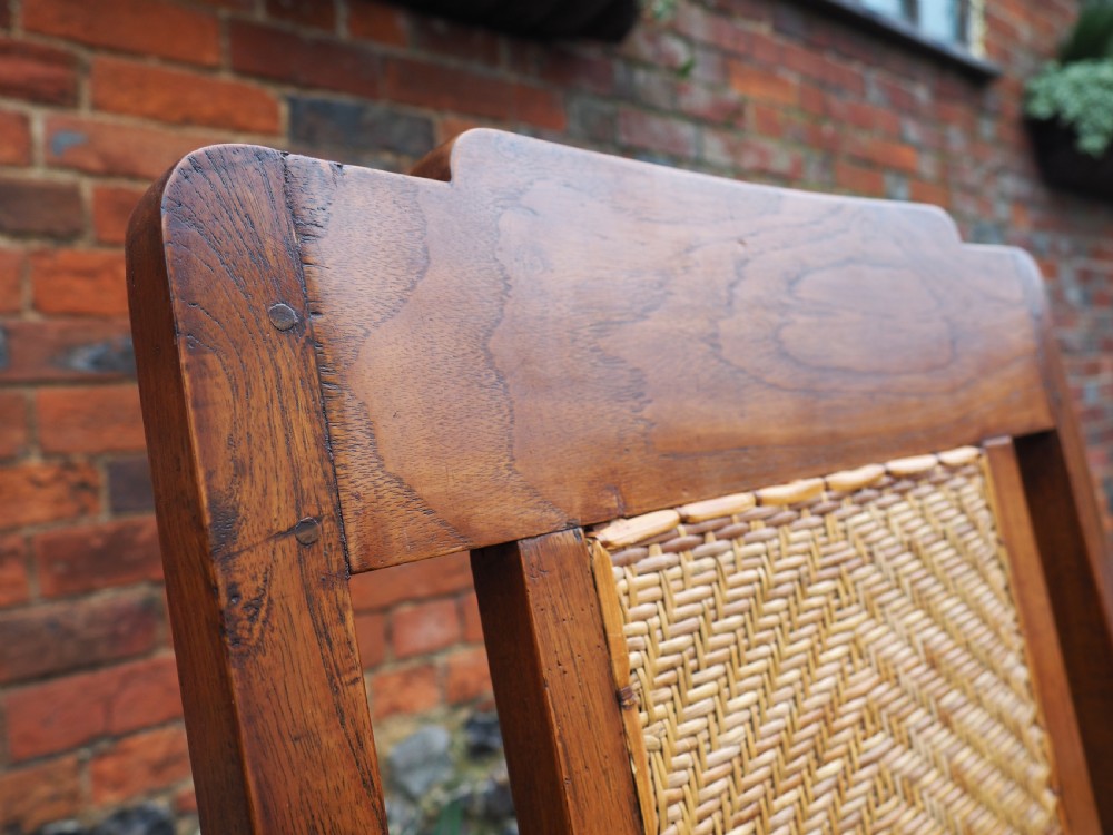 Pair of indian teak armchairs View V