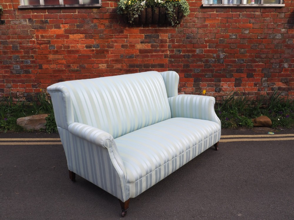 Edwardian wing backed sofa View II