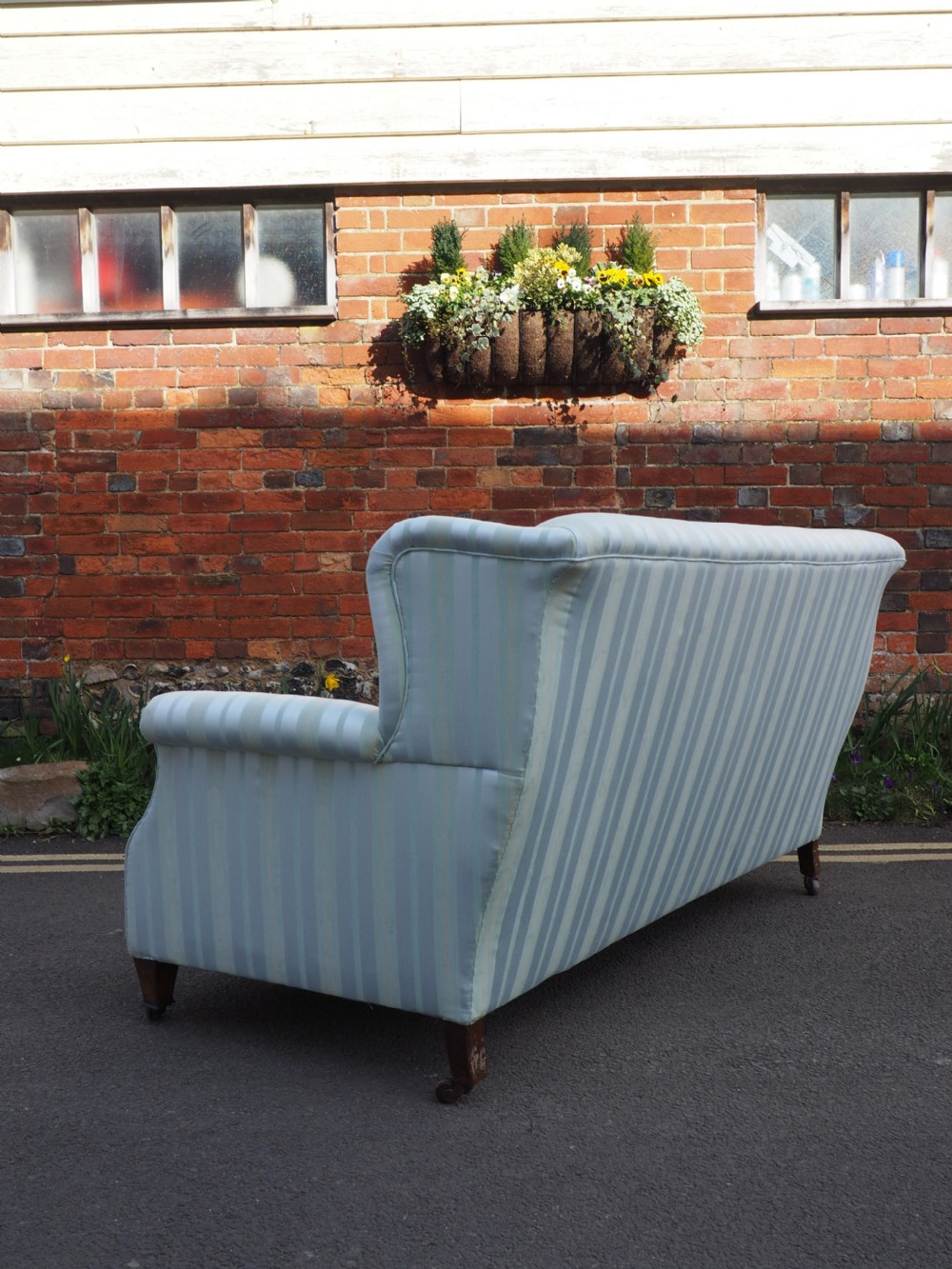 Edwardian wing backed sofa View VI