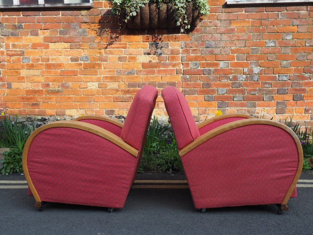 Pair of art deco armchairs View III