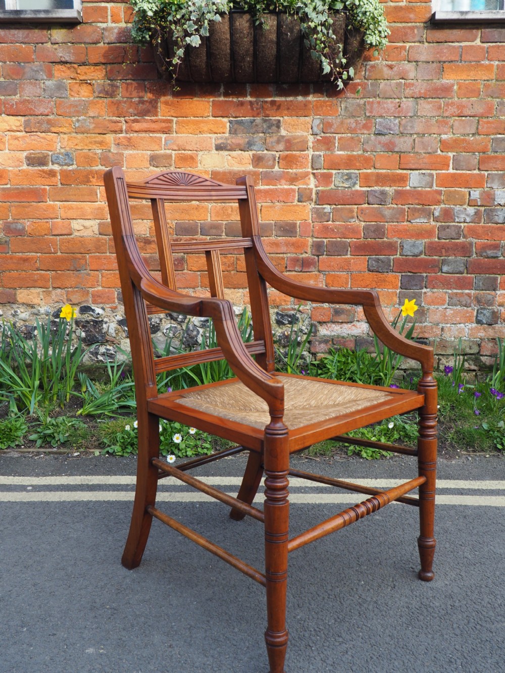 Aesthetic movement armchair