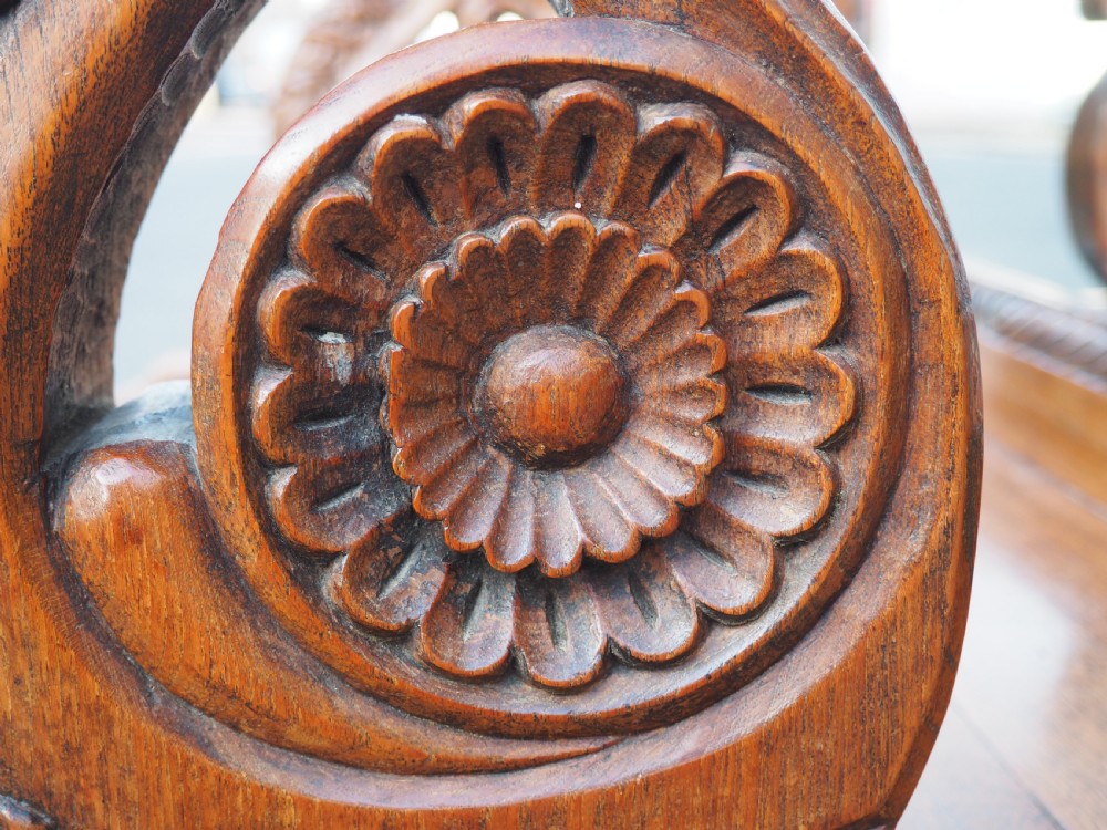 Anglo indian teak console table View IX