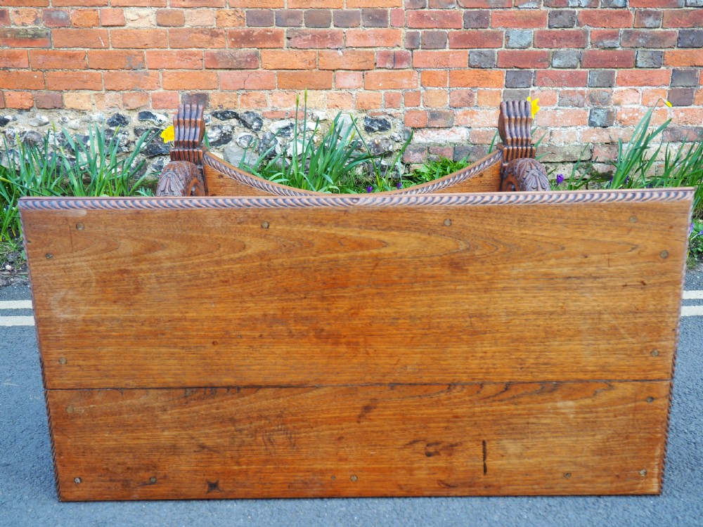 Anglo indian teak console table View XI