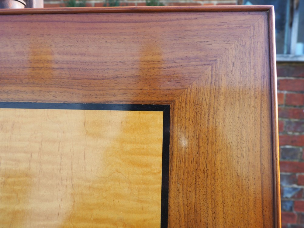 Marquetry veneered picture View II