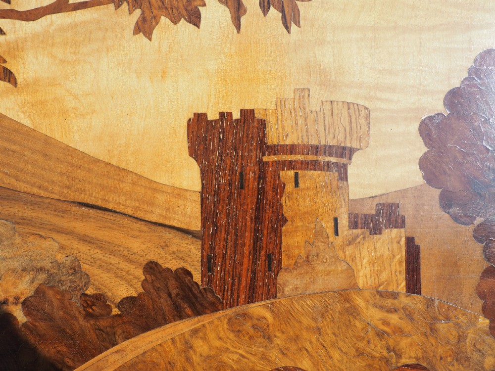 Marquetry veneered picture View II