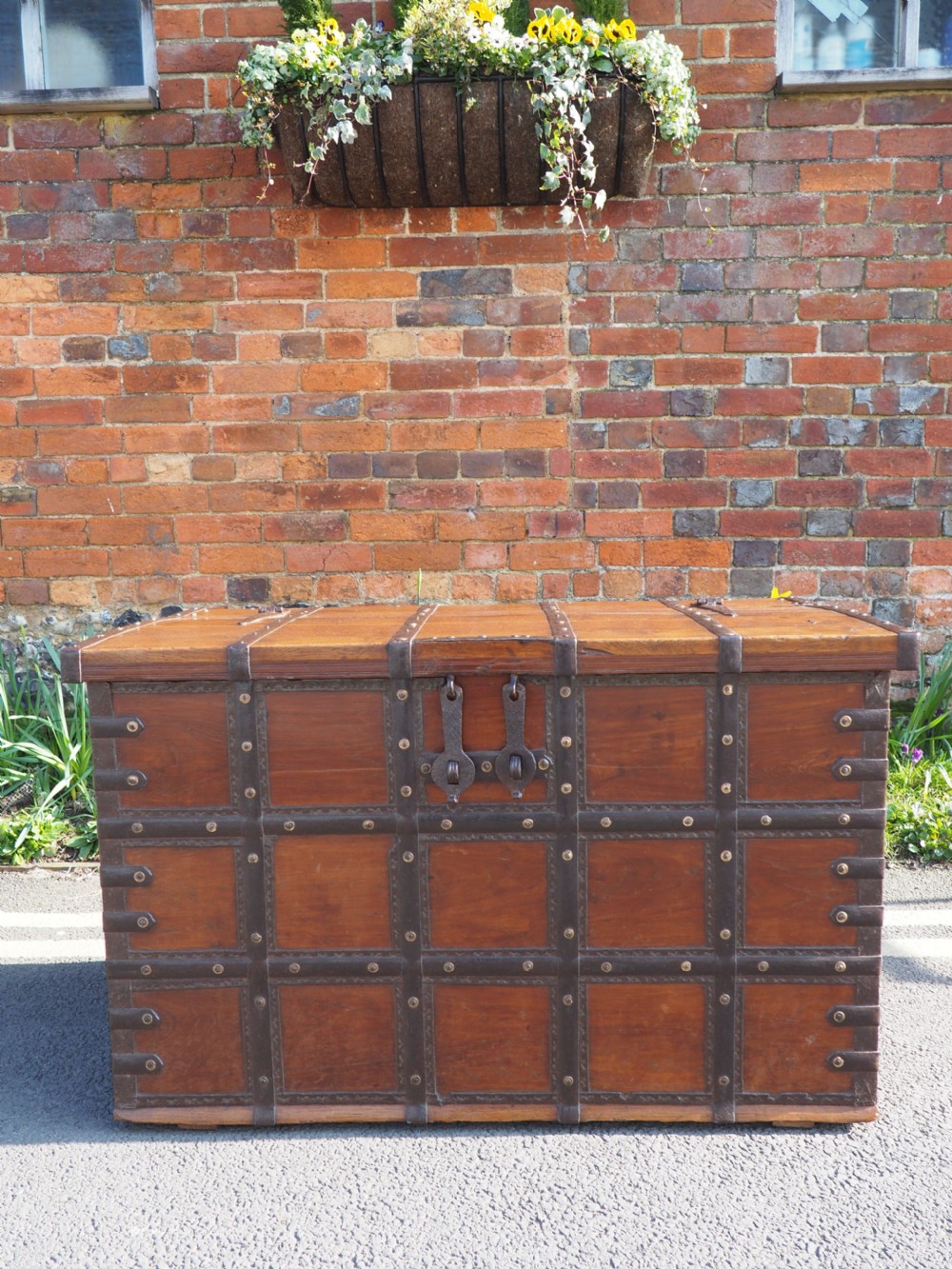 Indian teak trunk