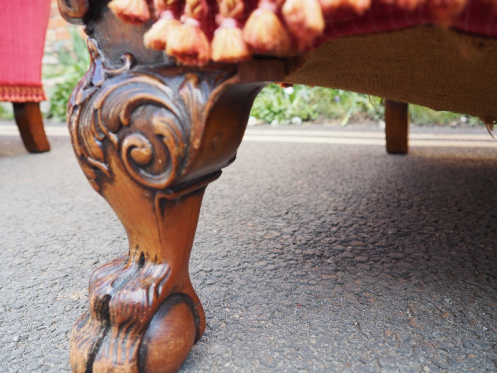 Pair of deep seated armchairs View IX