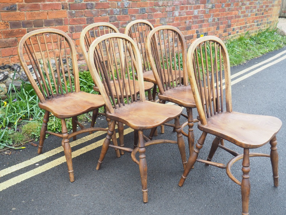 Set of six kitchen chairs View II
