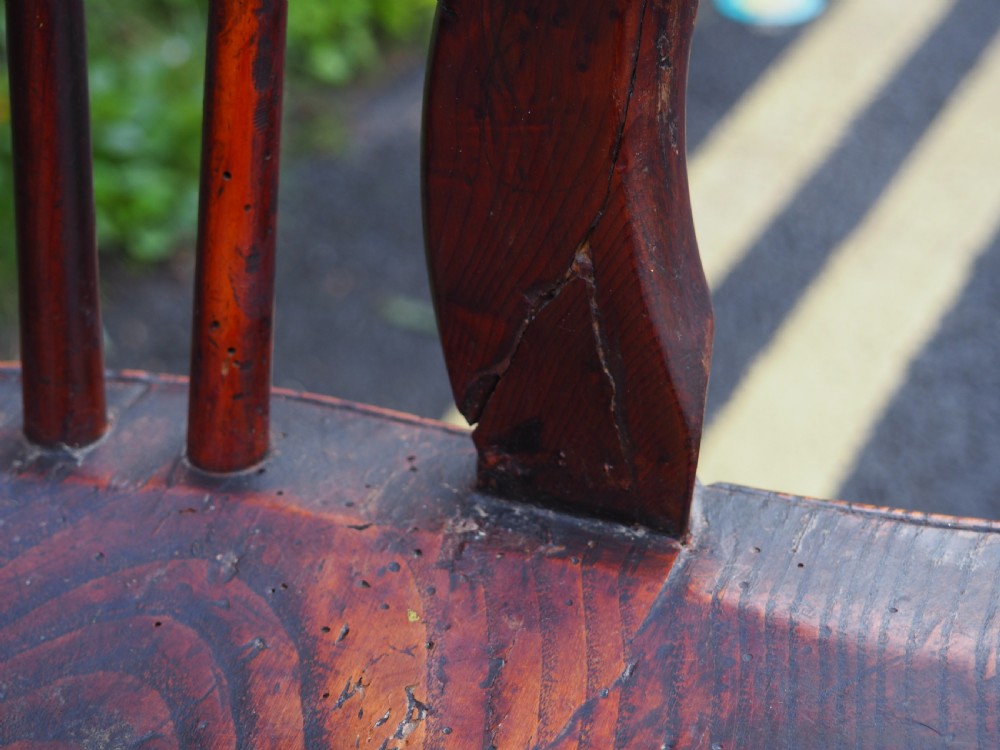 Yew windsor armchair View III