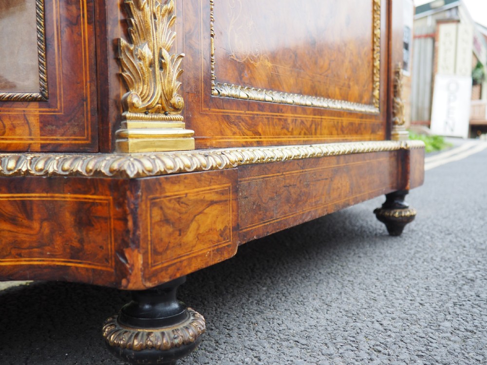 Victorian walnut credenza View VI