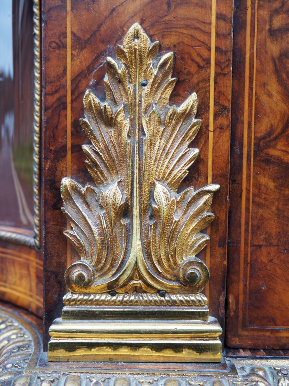 Victorian walnut credenza View IX