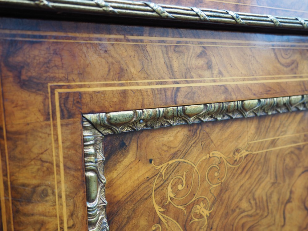 Victorian walnut credenza View XV