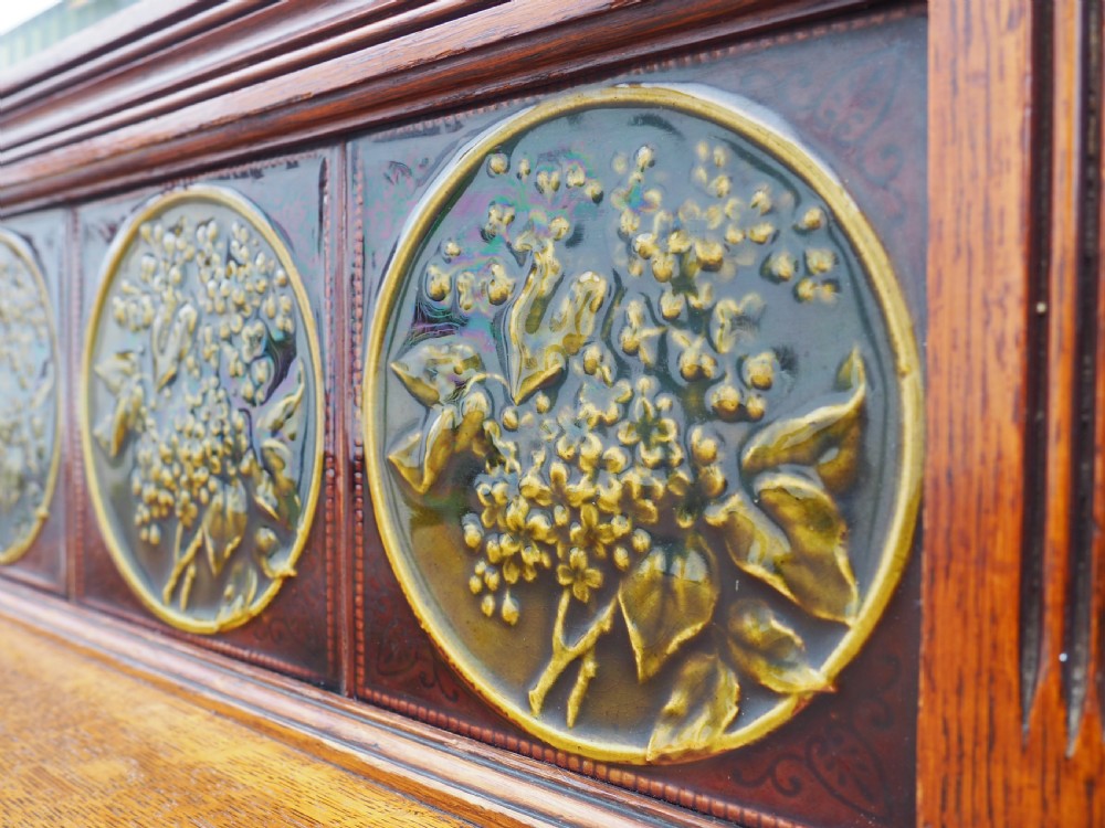 Victorian oak hallstand View III
