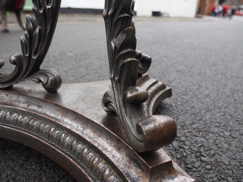 Nineteenth century cast iron table View VI