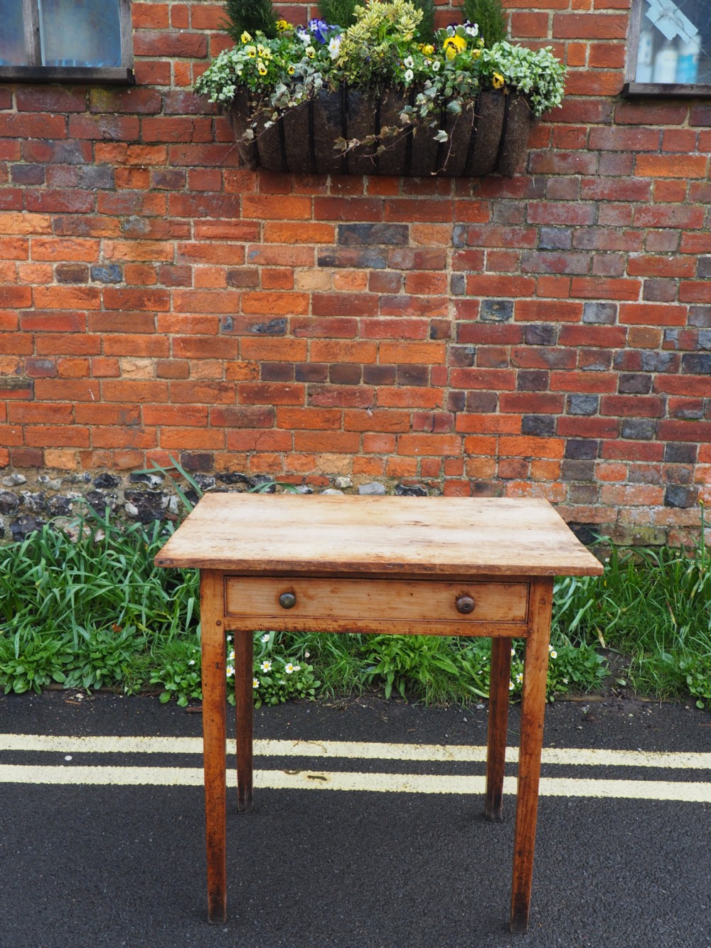 Georgian pearwood table View IX