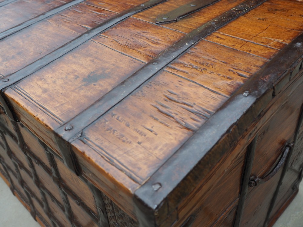 Indian teak trunk View II