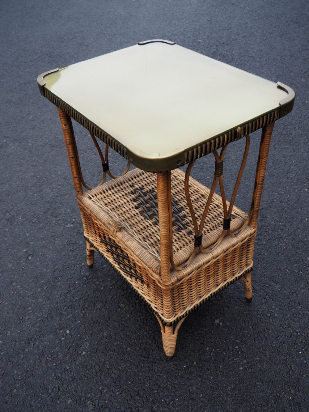 Small woven cabinet View IV