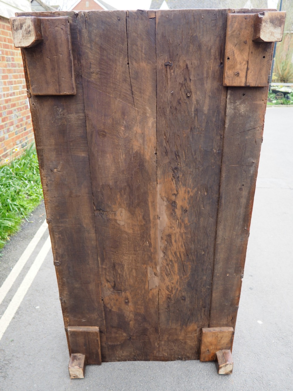 Very large Indian teak trunk View IX
