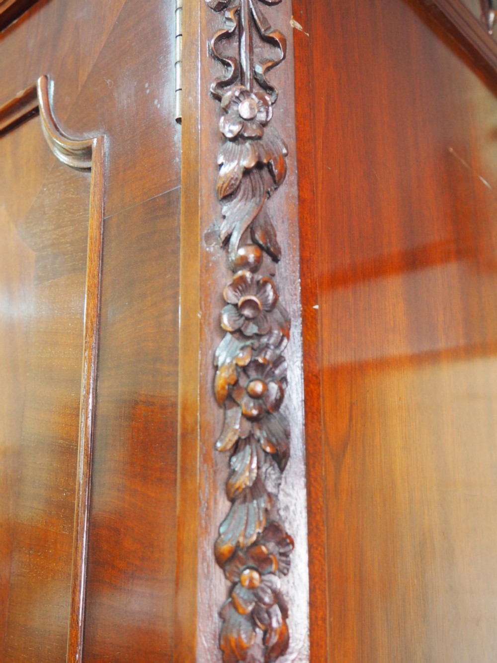 Mahogany triple wardrobe View III