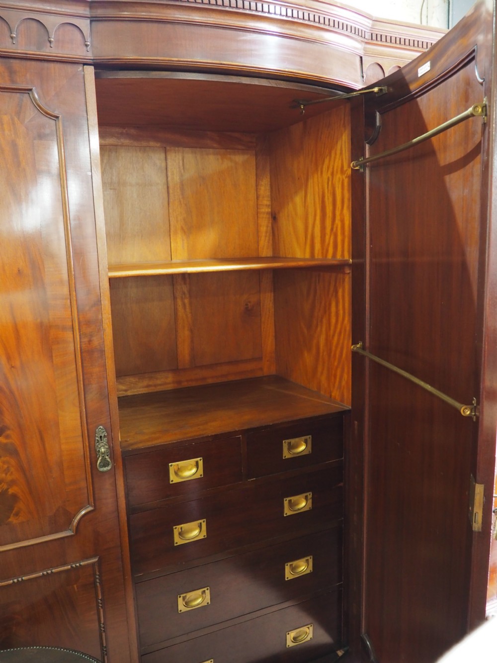 Mahogany triple wardrobe View VI