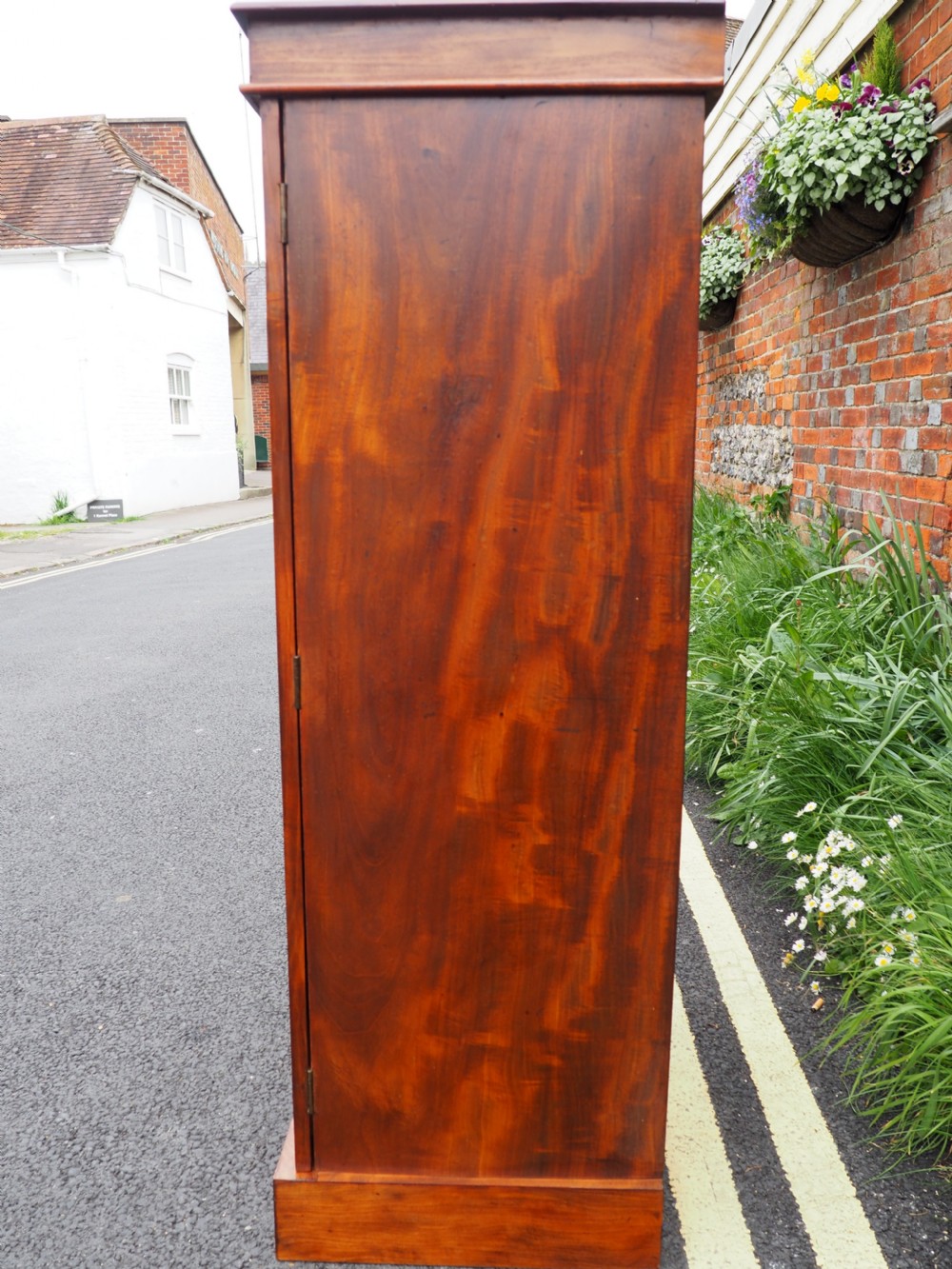 Victorian mahogany wellington chest View III