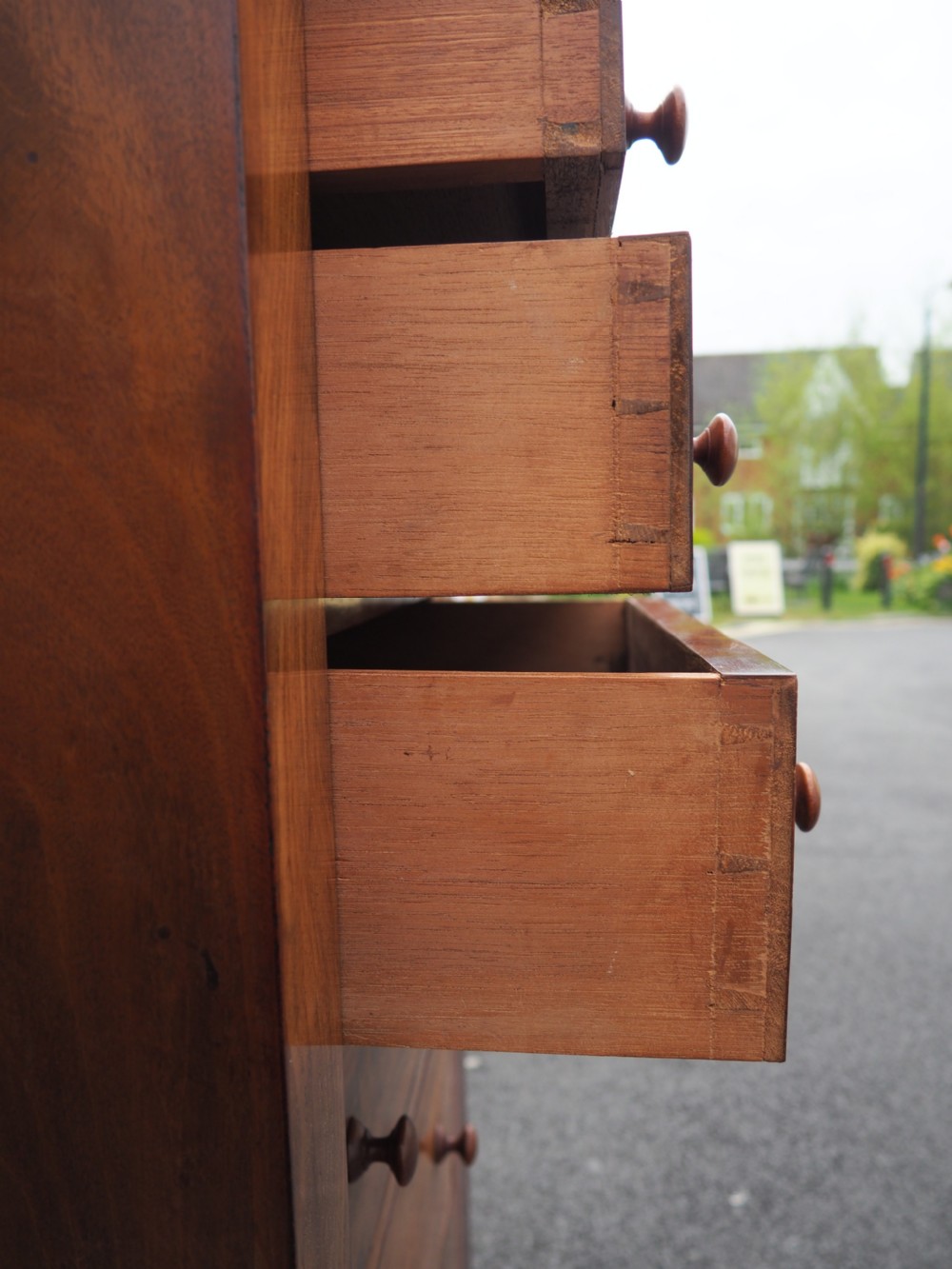 Victorian mahogany wellington chest View VI
