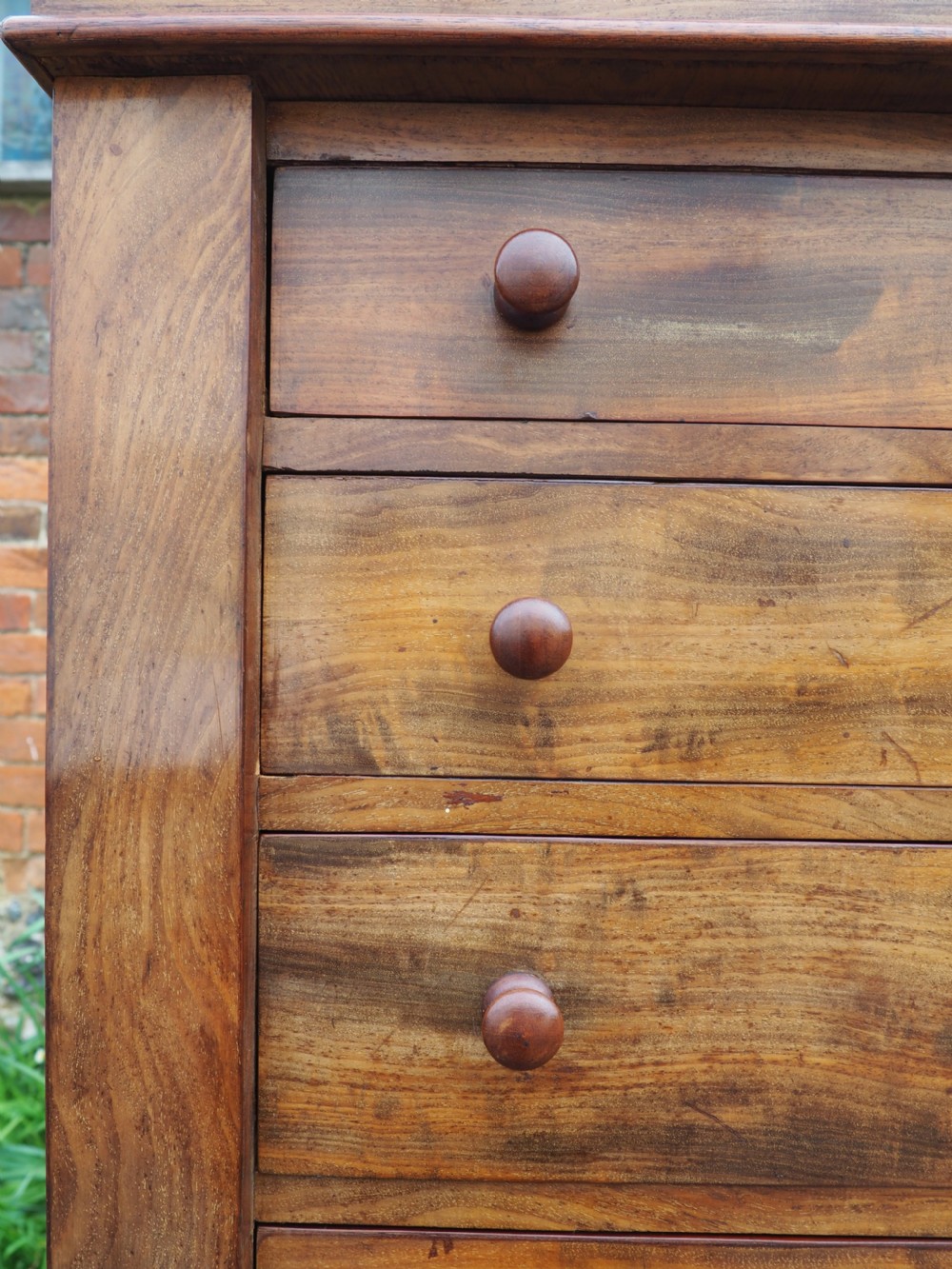 Victorian mahogany wellington chest View VII