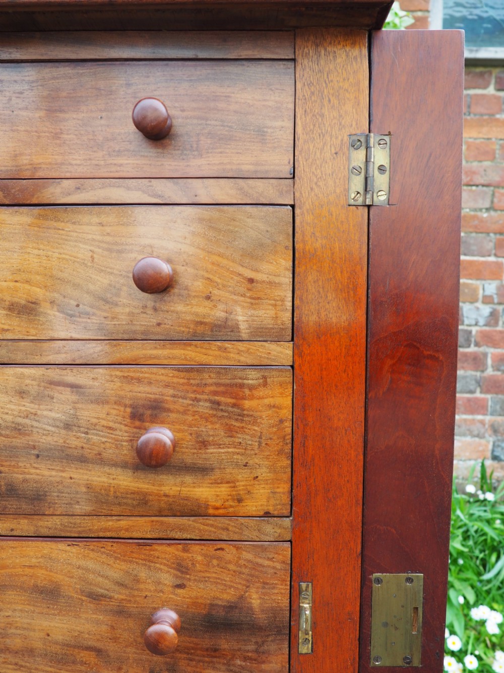 Victorian mahogany wellington chest View VIII