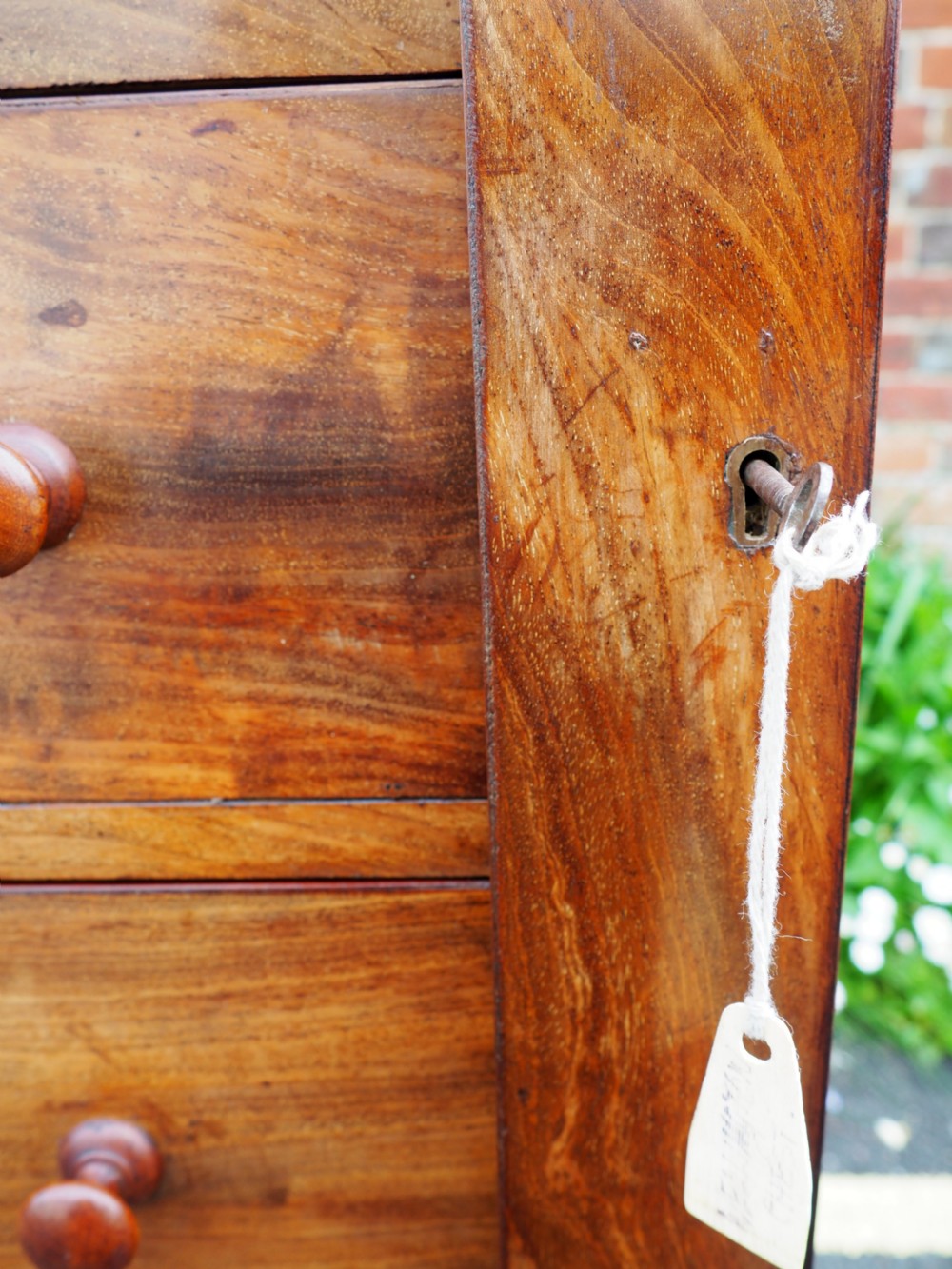Victorian mahogany wellington chest View IX