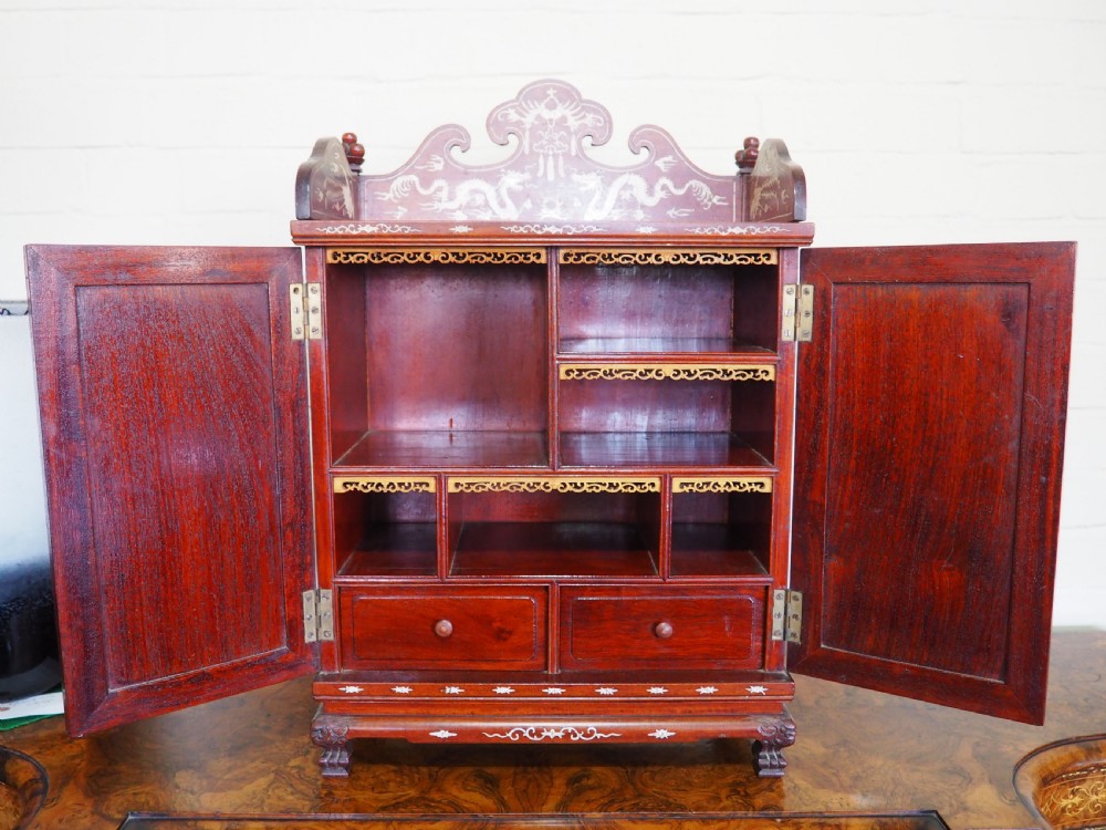 Chinese inlaid table cabinet View VI