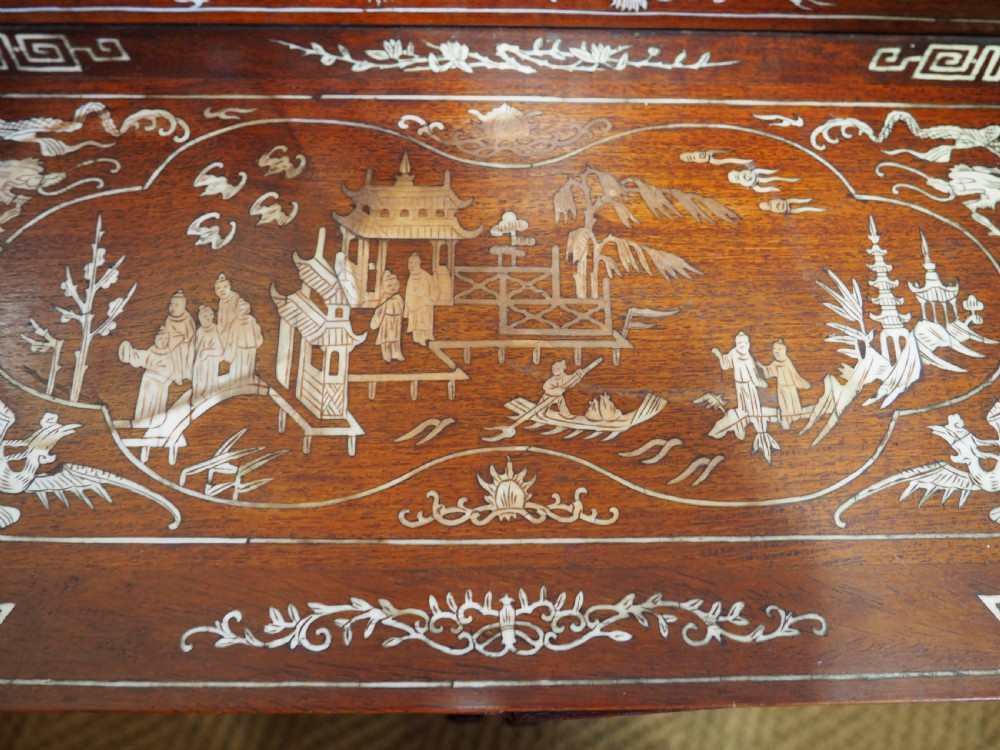 Chinese inlaid table cabinet View XIV