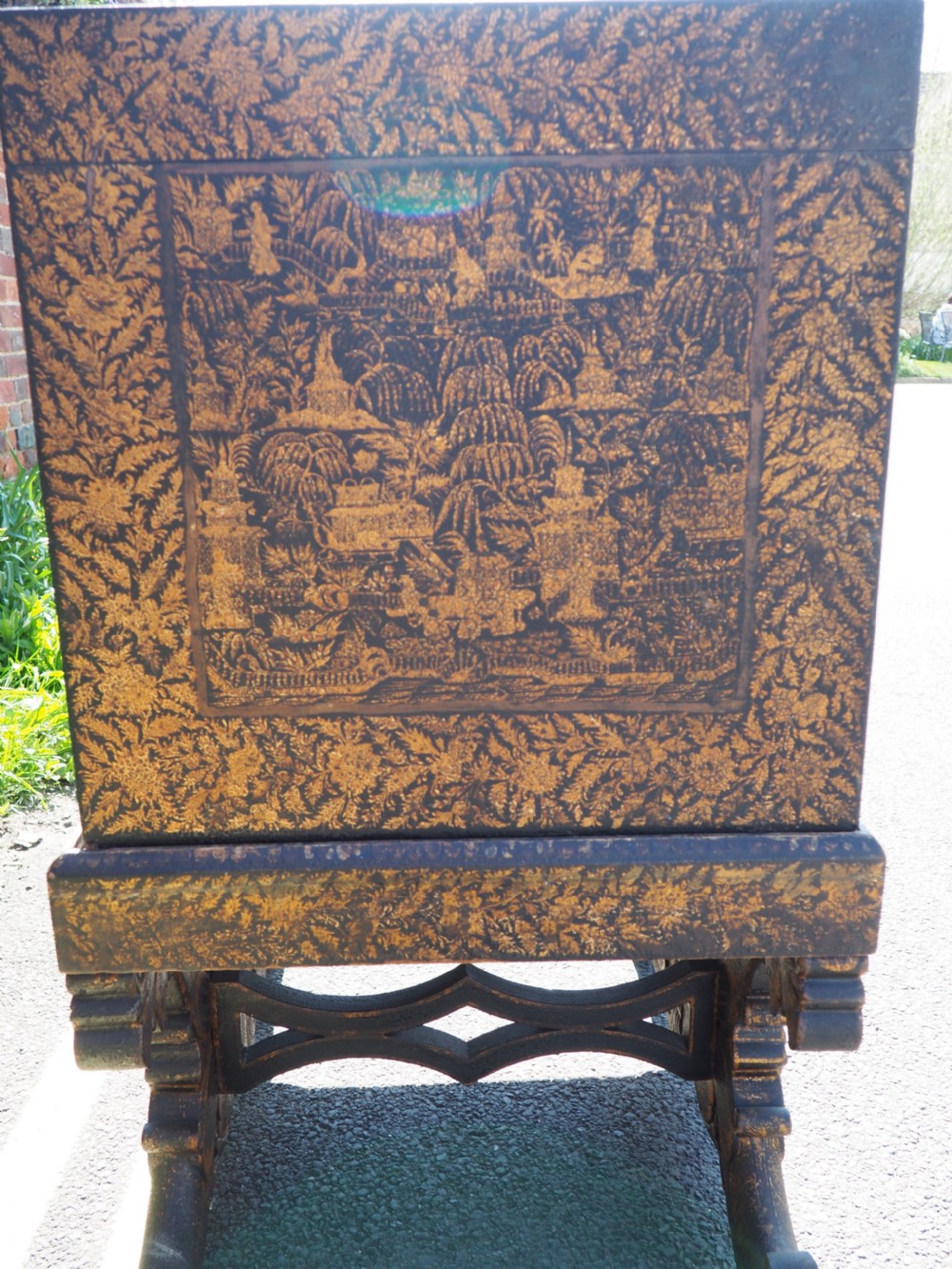 North Indian chest on stand View III