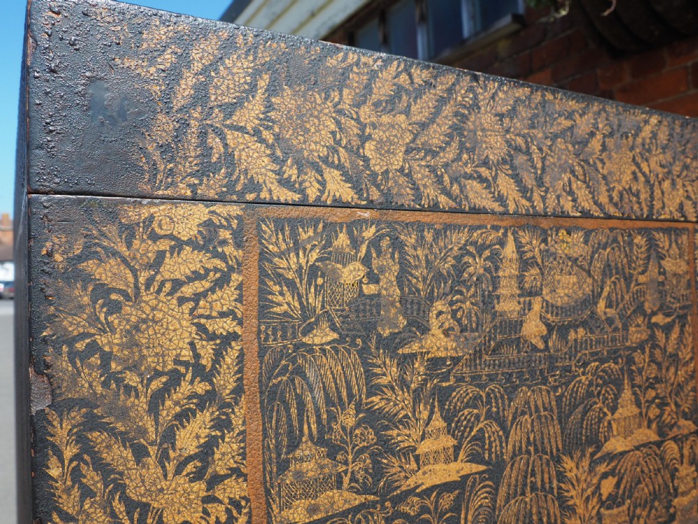North Indian chest on stand View XI