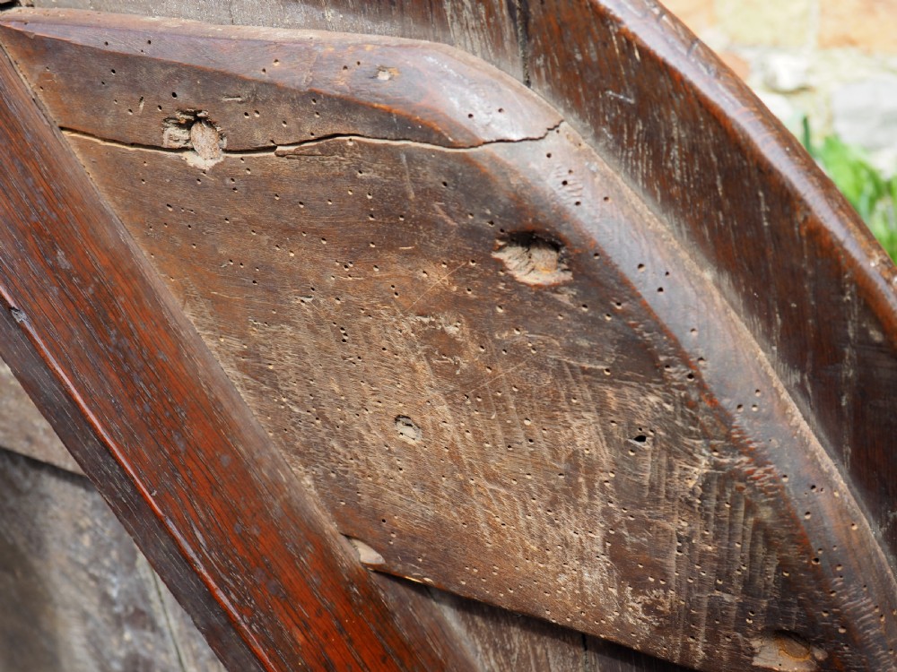 Oak cricket table View VIII