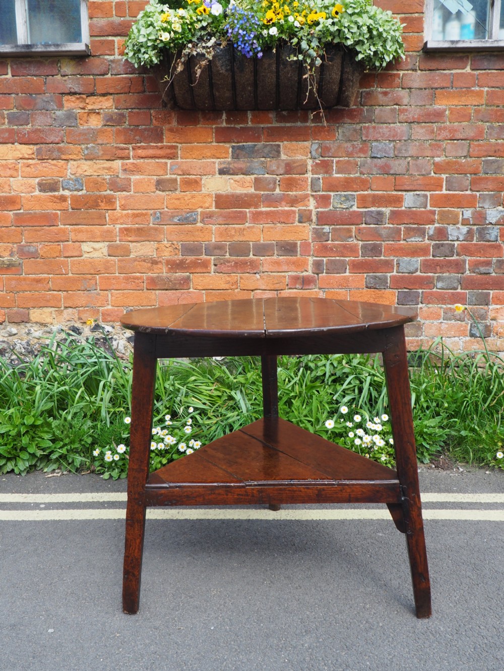 Oak cricket table View XI