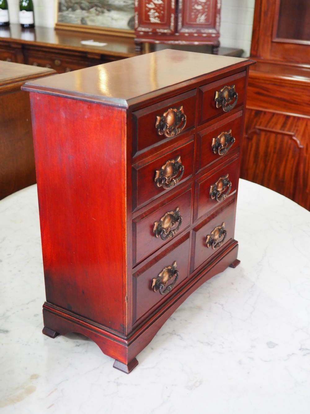 Tabletop Victorian chest View II