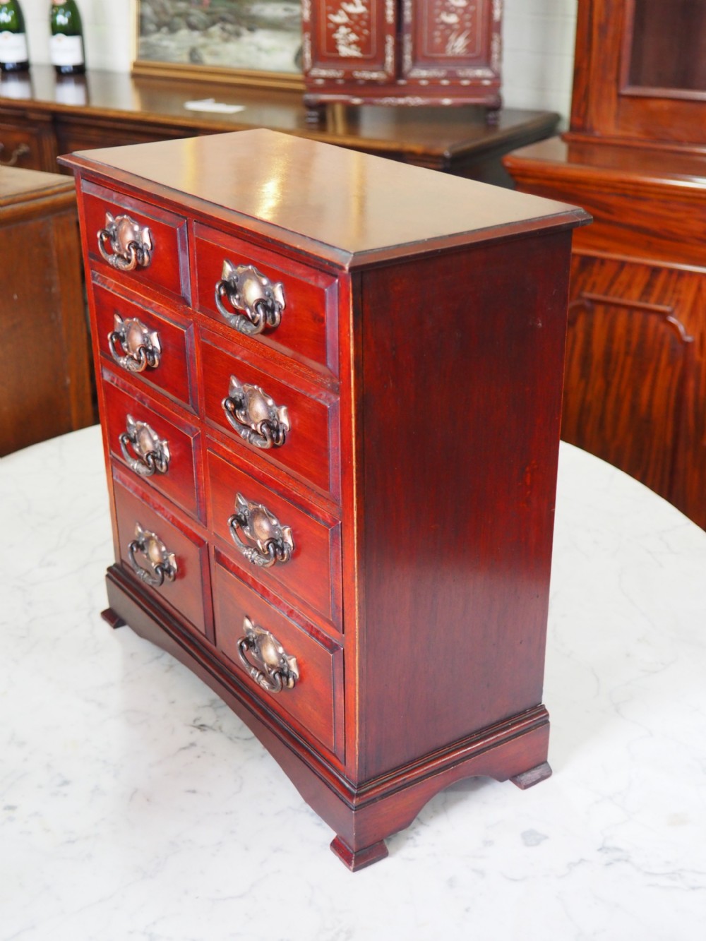 Tabletop Victorian chest View III