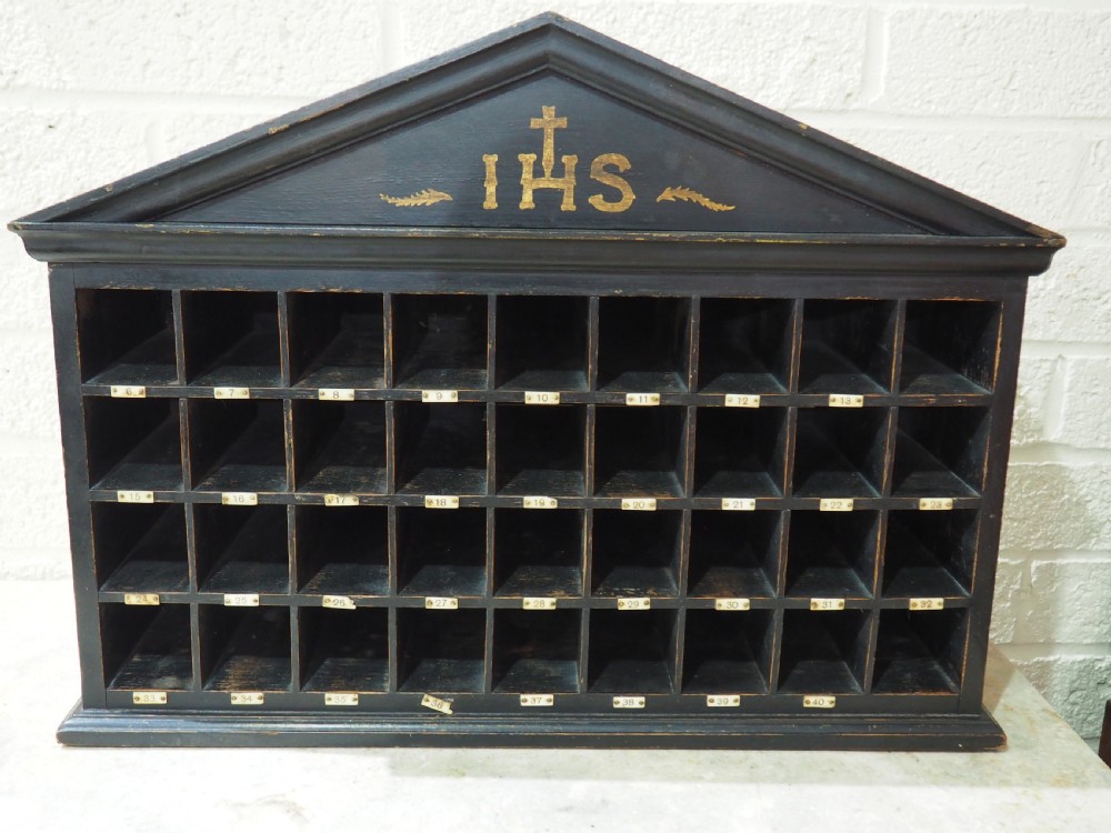 Victorian Ecclesiastical pigeonholes