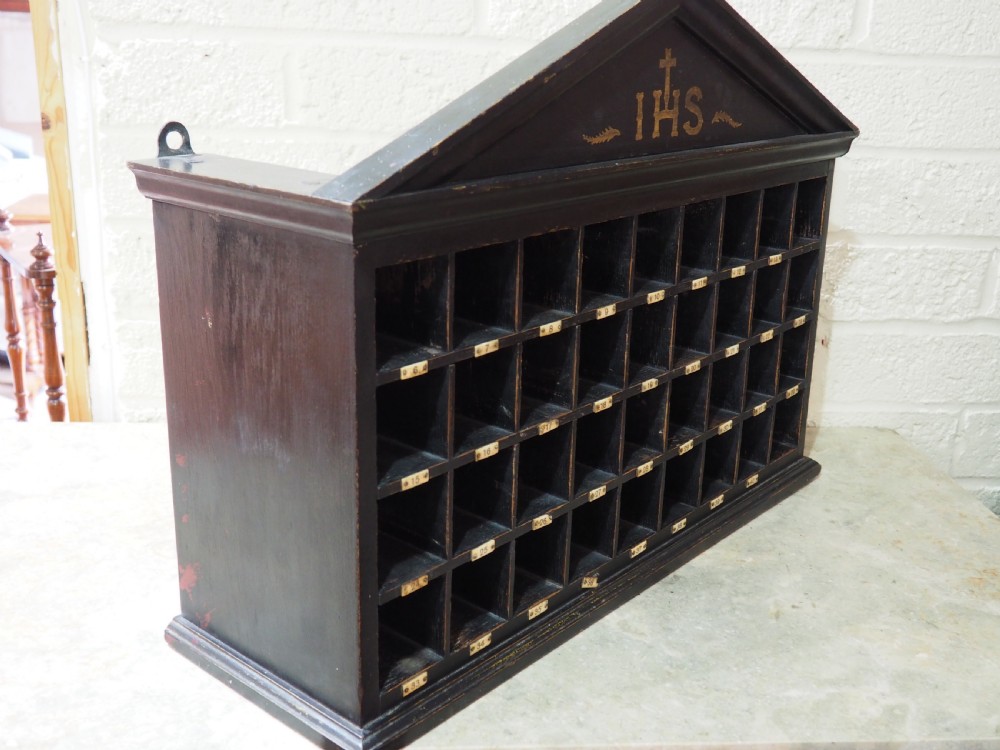 Victorian Ecclesiastical pigeonholes View II