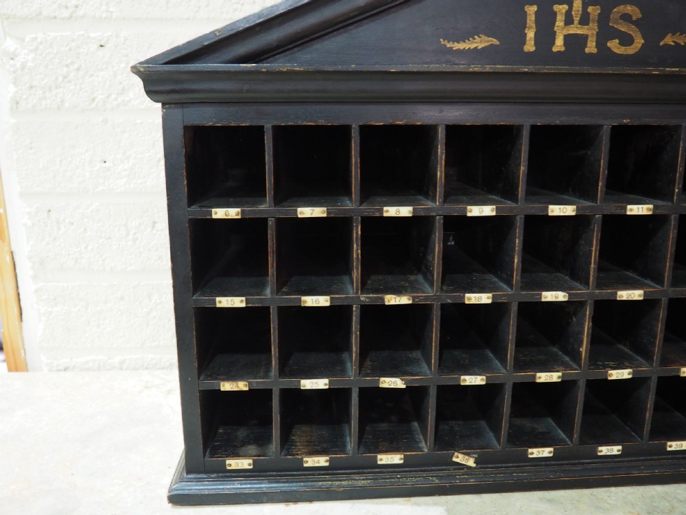 Victorian Ecclesiastical pigeonholes View IV