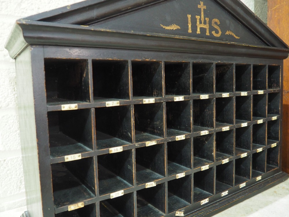 Victorian Ecclesiastical pigeonholes View V