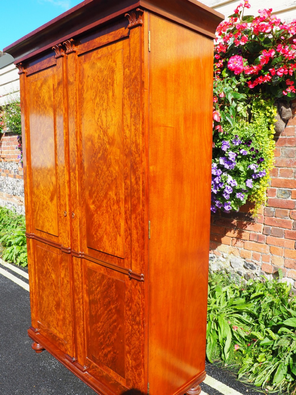Early Victorian Mahogany wardrobe View II