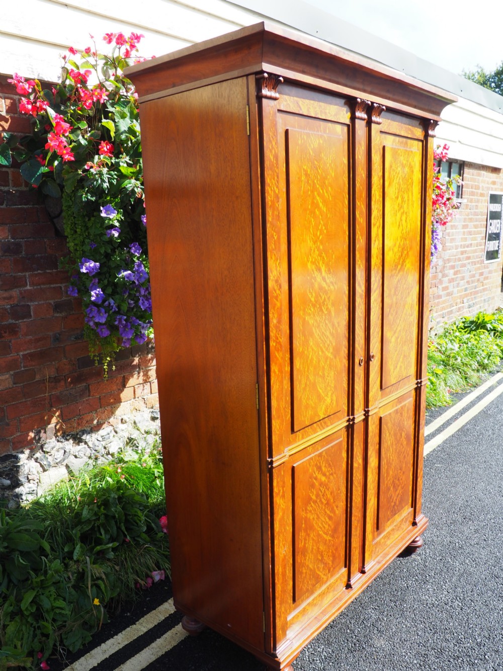 Early Victorian Mahogany wardrobe View III