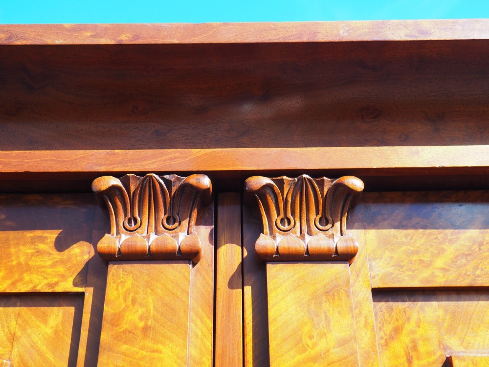 Early Victorian Mahogany wardrobe View X
